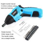 Visseuse Sans Fil 6Nm, Visseuse Devisseuse sans Fil 2.0Ah 3.6V Avec 35 Accessoires, Lampe LED, Câble USB et Boîte de Rangement, Pour la Réparation et le Bricolage