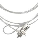 Câble de sécurité pour Ordinateur Portable Serrure à Code Chiffres Câble Compatible Laptops Moniteurs et Projecteurs Protection sécurisée