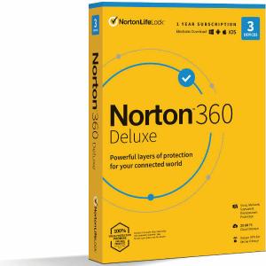 Antivirus Norton Security Deluxe 3 Postes Licence d’un an