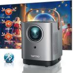 Smarthome WiFI HD Portable Projector with Remote Control, HDMI, USB, AV, TV Stick/PS4/PS5 (2100 lm) Portable Projector