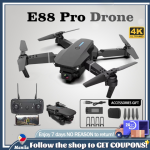 Drone E88 Pro 4K HD Dual Camera Posicionamento 1080P WiFi FPV Nova