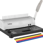 Relieuse manuelle à peigne avec perforation réglable pour bureau et école Idéal pour les rapports, présentations et document