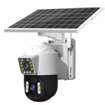 Caméra Surveillance Solaire Full Hd 1080p Wifi Alarme Pir Vision Nocturne Audio