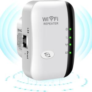 Répéteur WiFi 300Mbps WiFi Extender 2.4GHz sans Fil WiFi