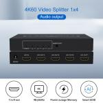 4K UHD HDMI 1x4 Port Splitter