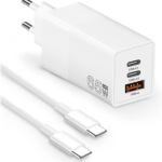 Chargeur Usb C 25W, Prise De Charge Pd 3.0 Avec Chargeur Rapide Usb C De 1,5M Câble De Charge Pour Samsung Galaxy S23-S22-S21[H1473]