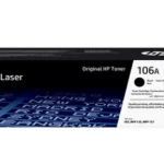 Cartouche de toner laser authentique HP 106A, noir (W1106A