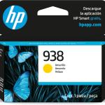 HP 938 Cartouche Encre Authentique JAUNE (4S6X8PE)