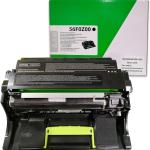 Unité de fusion 56F0Z00 compatible pour imprimantes Lexmark MX321 MX421 MX521 MX621 MX622 MS321 MS421 MS521 MS621, avec puce, haut rendement 60000 pages, couleurs vives (2 packs noirs)