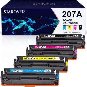 Toner HP 207A Authentique (W2210A, W2211A, W2212A, W2213A)