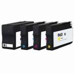 CARTOUCHE D'ENCRE HP 963  NOIR/BLEU/ROUGE/JAUNE/