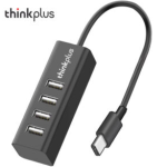 Lenovo ThinkPlus LA04 C-0.15M – Hub USB-C vers 4 ports USB 2.0