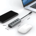 Lenovo ThinkPlus LA04 C-0.15M – Hub USB-C vers 4 ports USB 2.0
