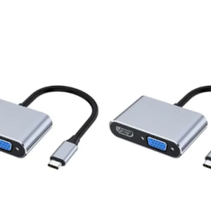 HUB Type-C vers USB-A + VGA + Usb Type-C