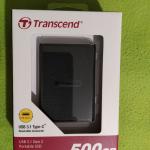 Disque Dure Externe SSD 500 Go Transcend ESD270C USB 3.1 Type-C