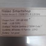 MEDION AKOYA  Intel® Core™ i3 i5-3400M 04 GB DDR3-SDRAM 500 GB HDD