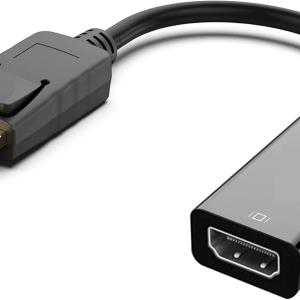 Cable Port Display to HDMI Adapter HDR 4K@60Hz 2K@144Hz 1080P@144Hz